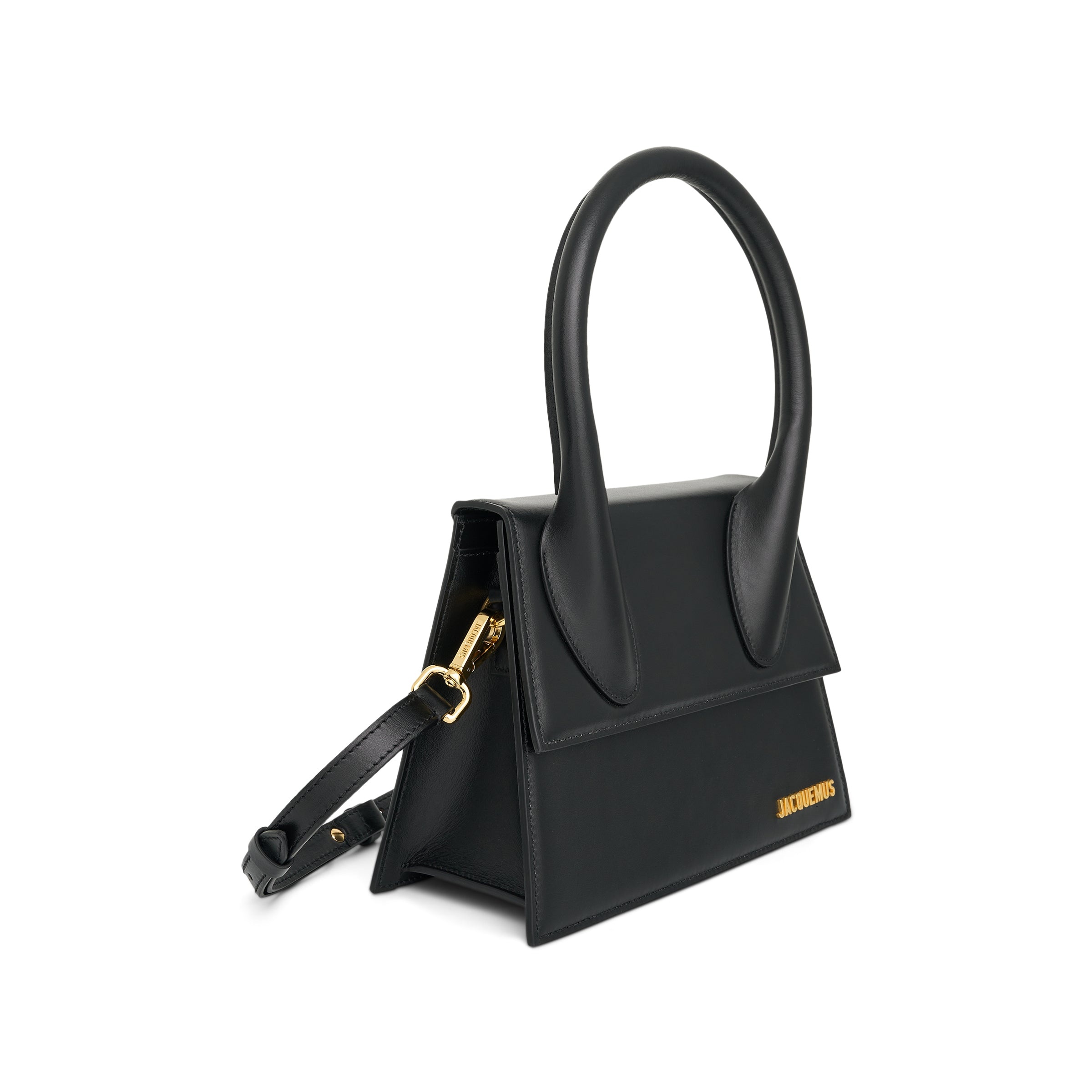 Le Grand Chiquito Leather Bag in Black - 3