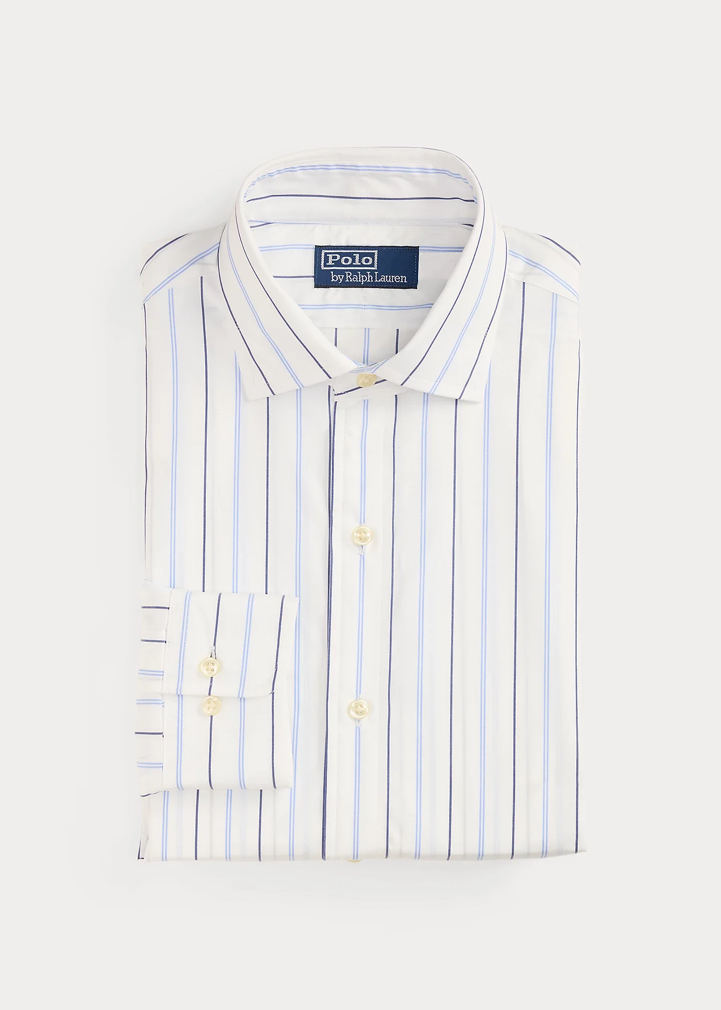 Custom Fit Striped Poplin Shirt - 1