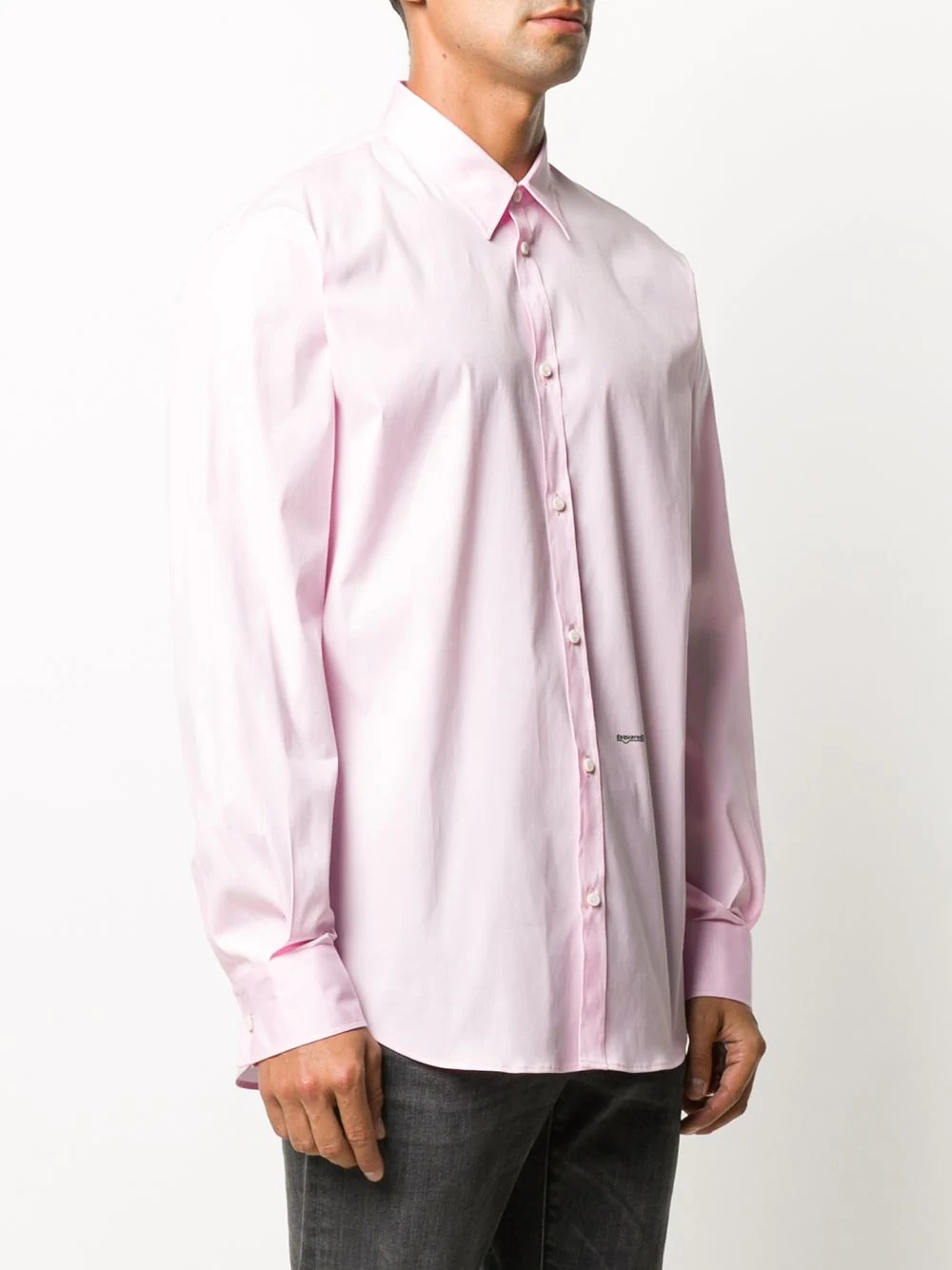 button-down poplin shirt - 3