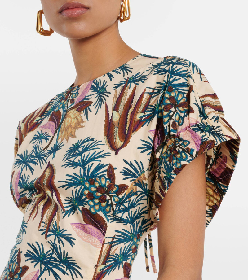 Devon cotton poplin midi dress 4