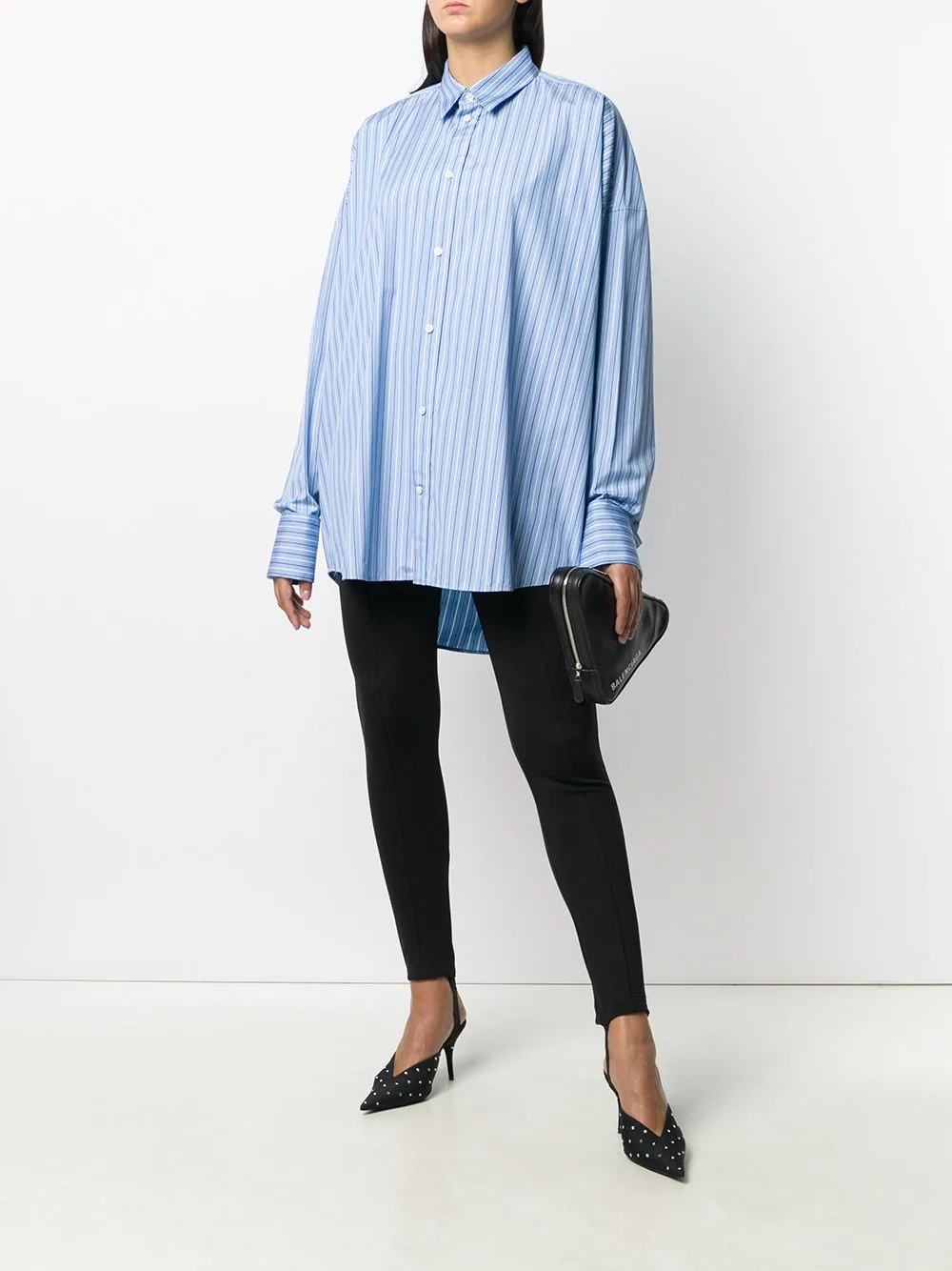 oversized striped shirt - 2