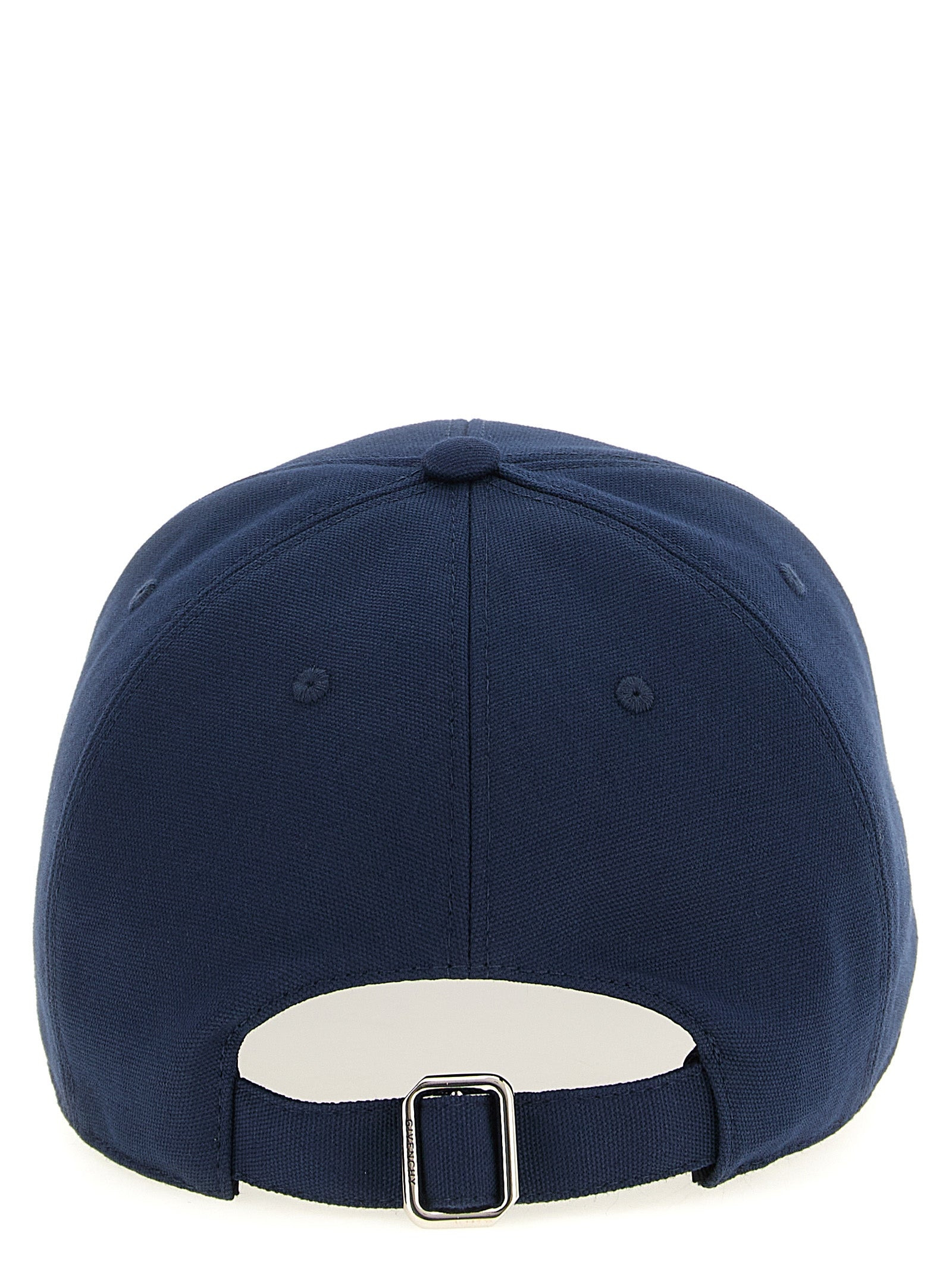 Logo Embroidery Cap Hats Blue - 3