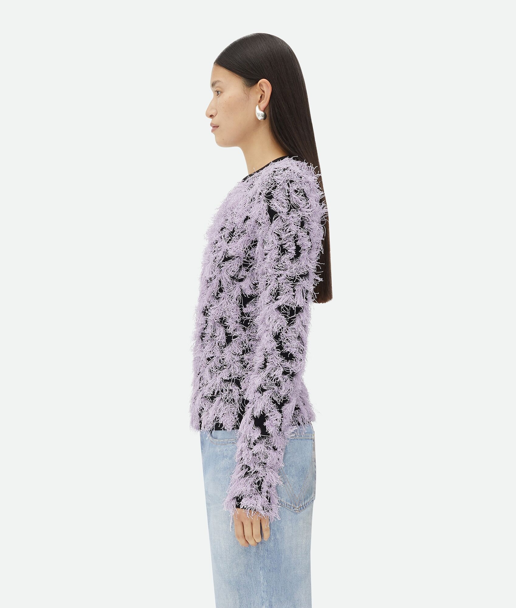 Wool Fringed Sweater - 2