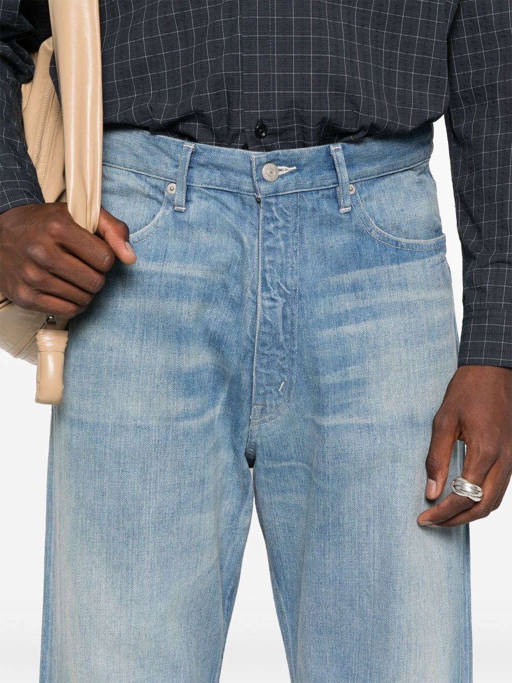 faded selvedge jeans - 5