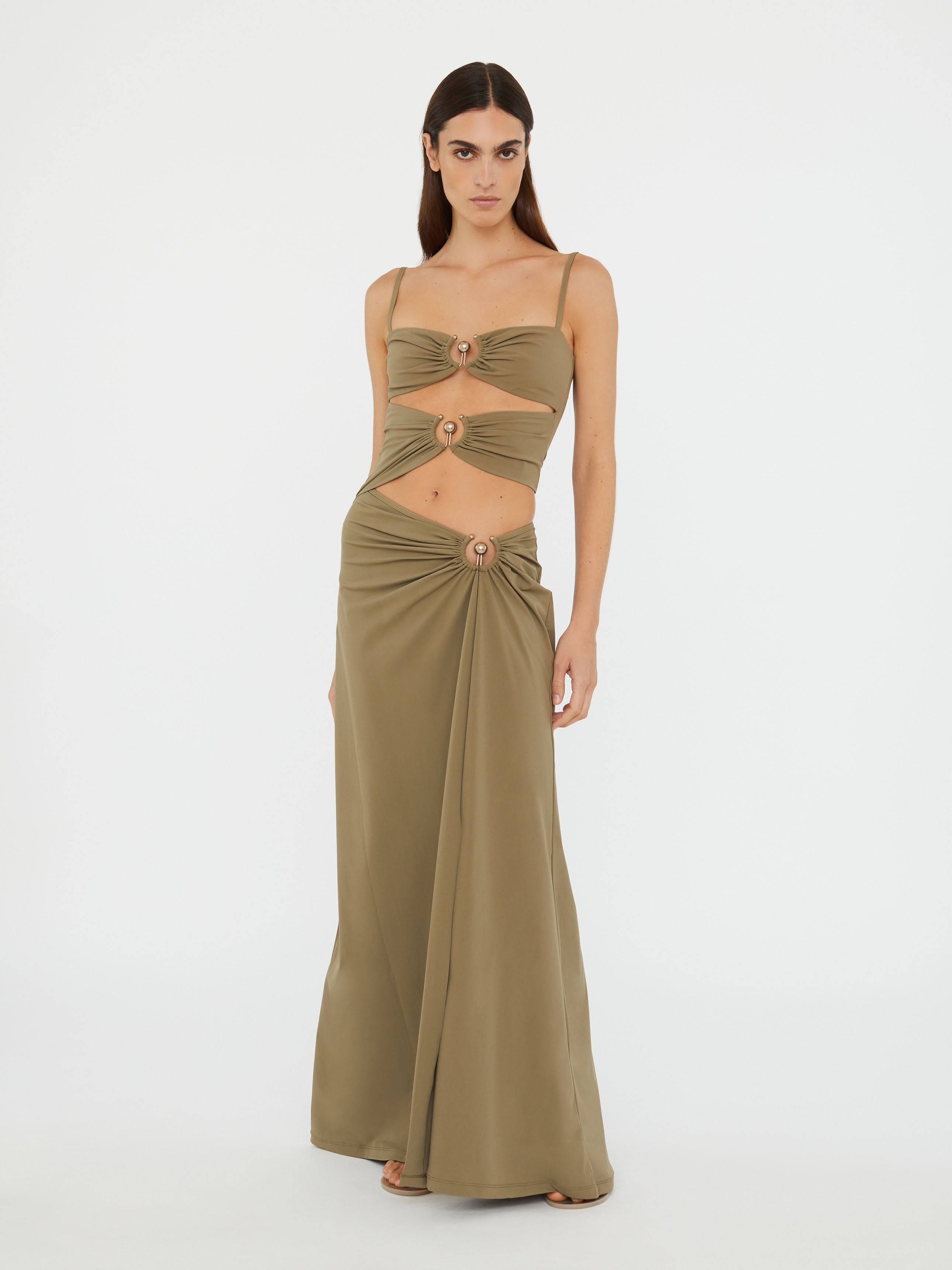 Ruched Orbit Split Dress - 3