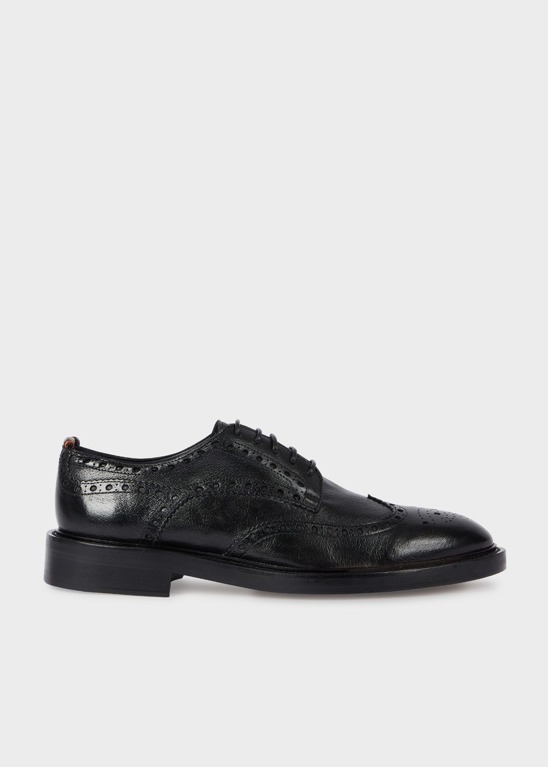 Black 'Langley' Brogues 1