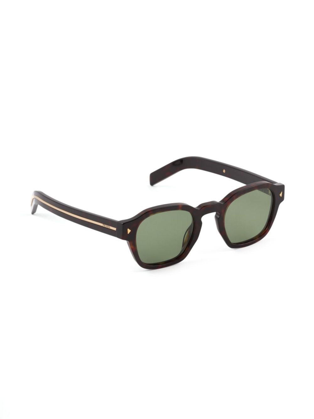 logo-plaque square-frame sunglasses - 2