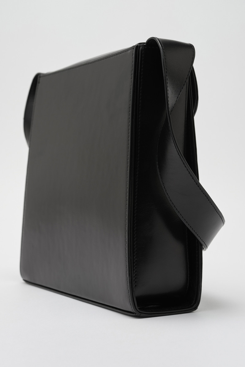 Extended Bag Aamon Black Leather 5