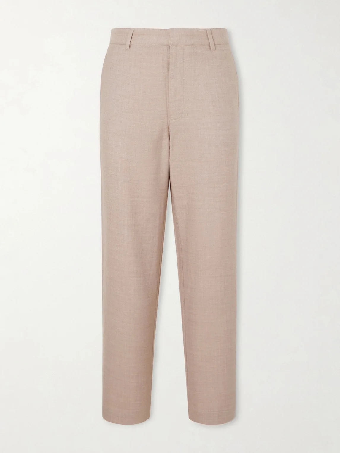 Cashmina Slacker Straight-Leg Wool and Cashmere-Blend Trousers - 1