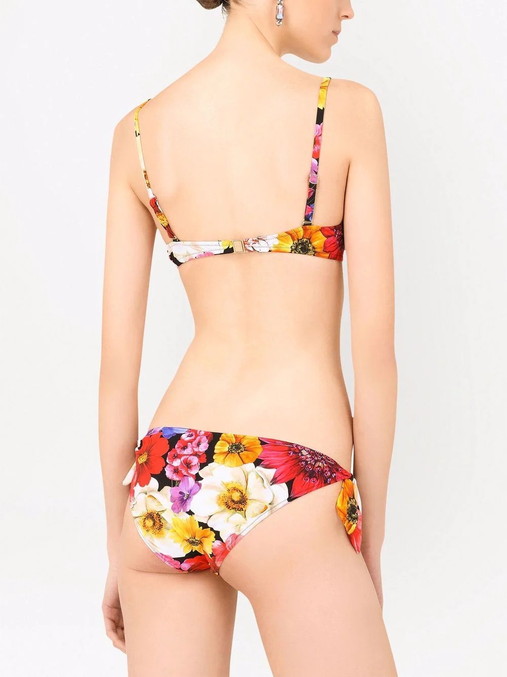 floral-print balconette bikini - 4