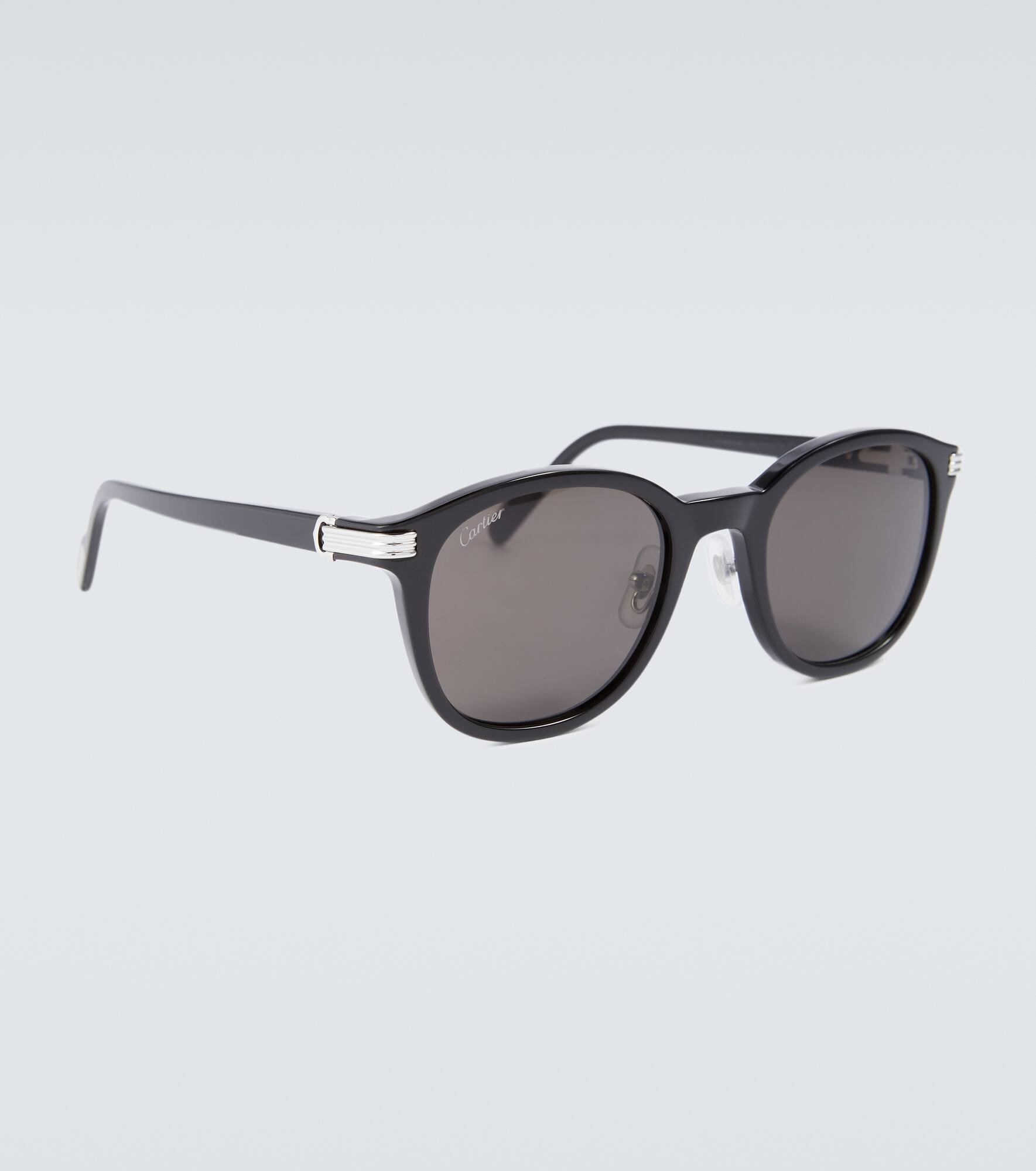 Rounded acetate sunglasses - 4
