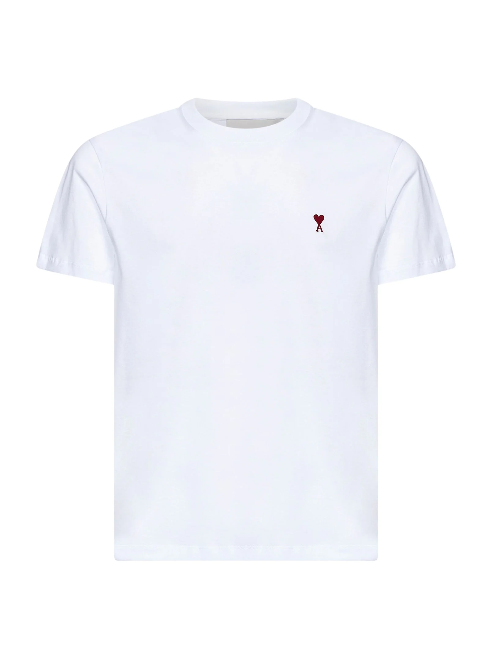 White cotton Ami de Cœur T-shirt - 1