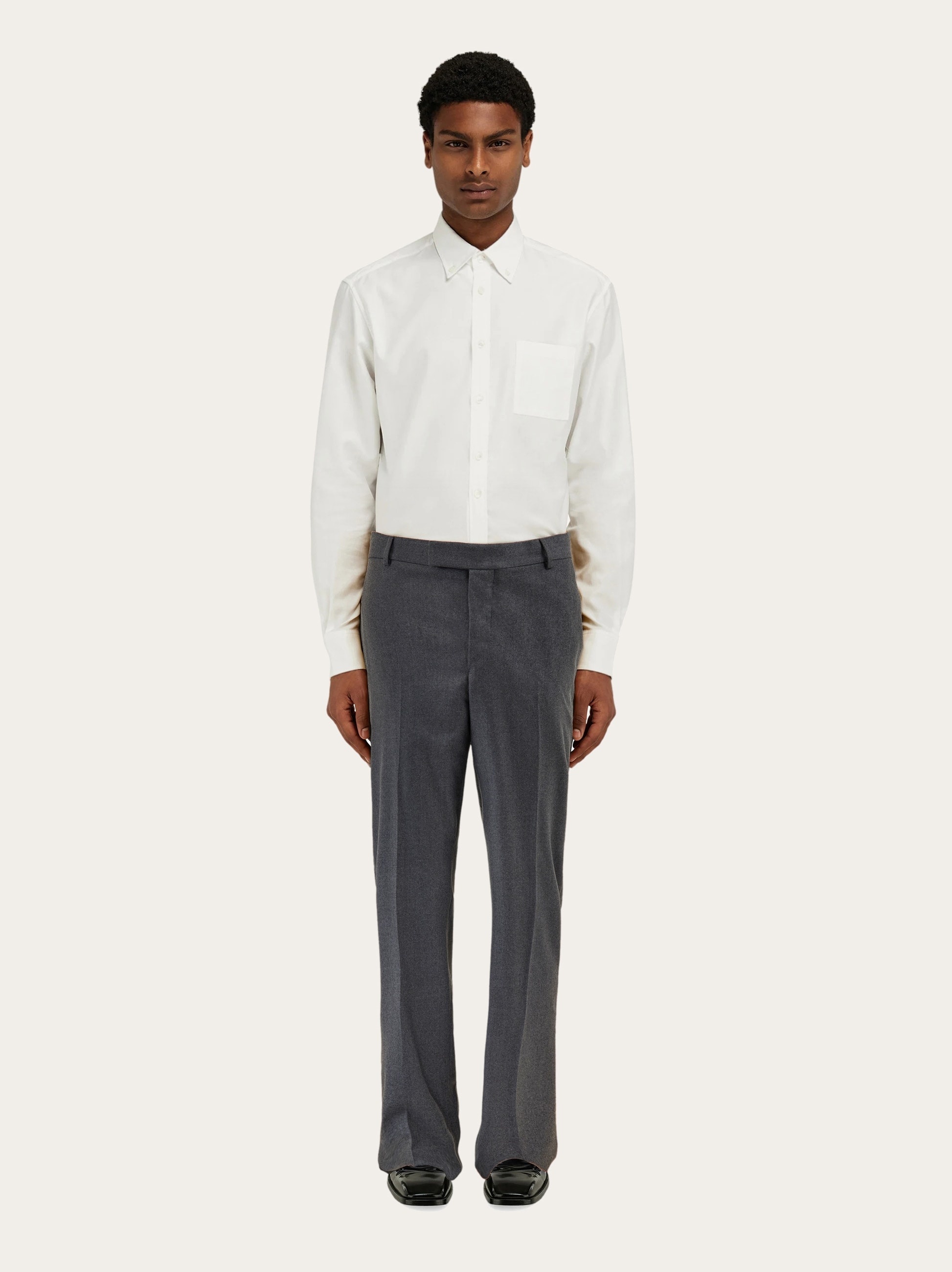Flat front trouser - 7