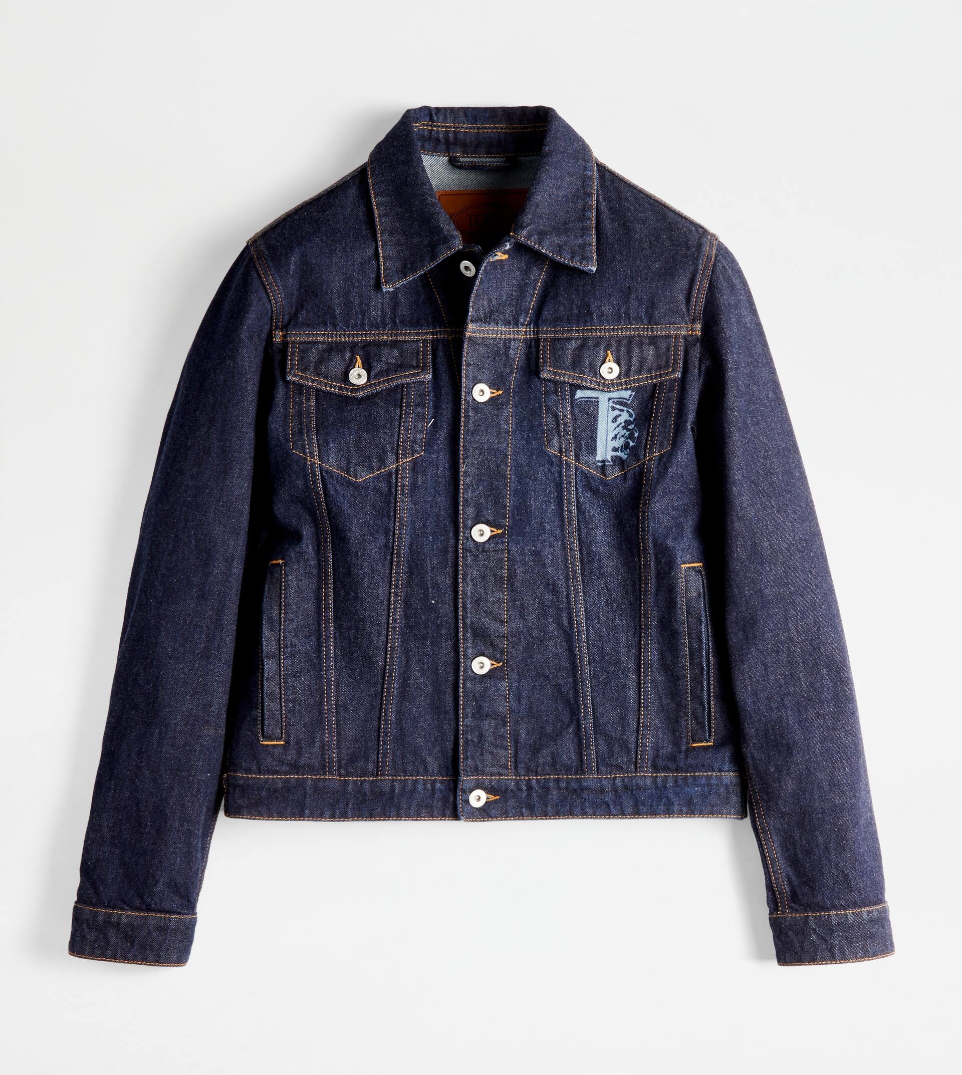 TOD'S TRUCKER JACKET - BLUE - 1