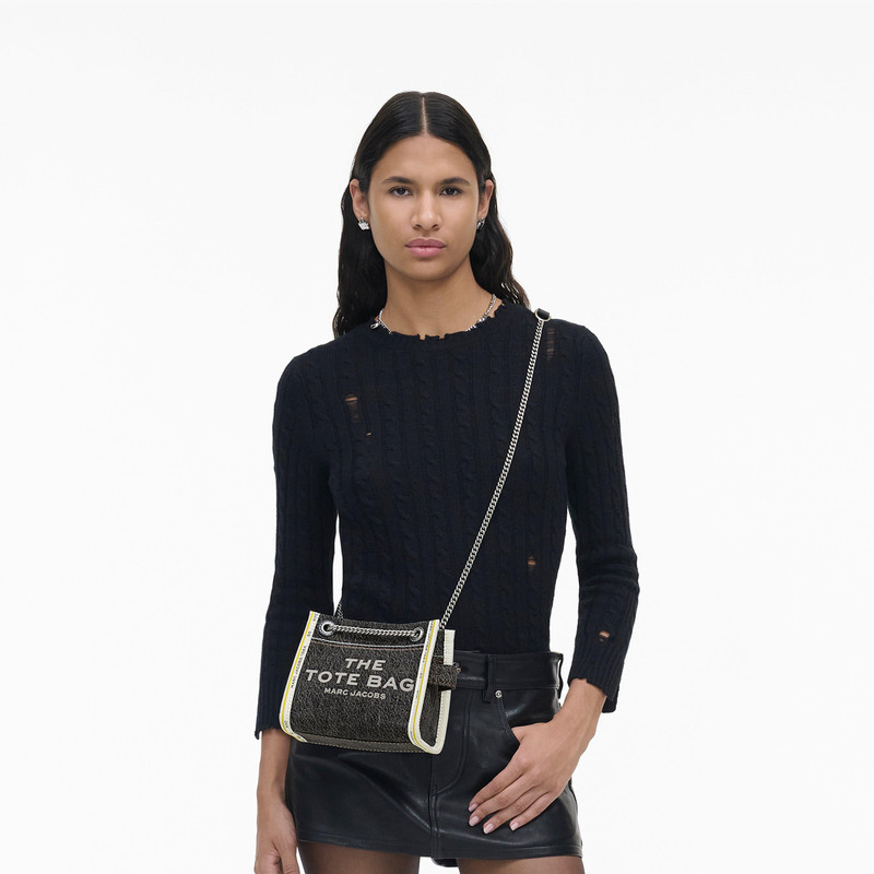 Marc Jacobs THE DENIM CHAIN CROSSBODY TOTE BAG outlook