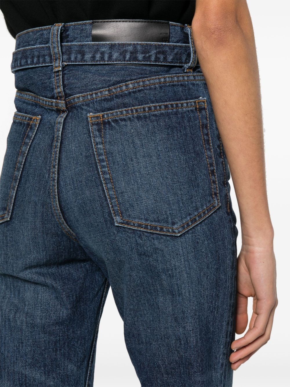 cropped bootcut jeans - 5