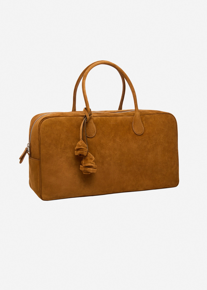 MAGDA BUTRYM Large Brigitte bag in camel suede outlook