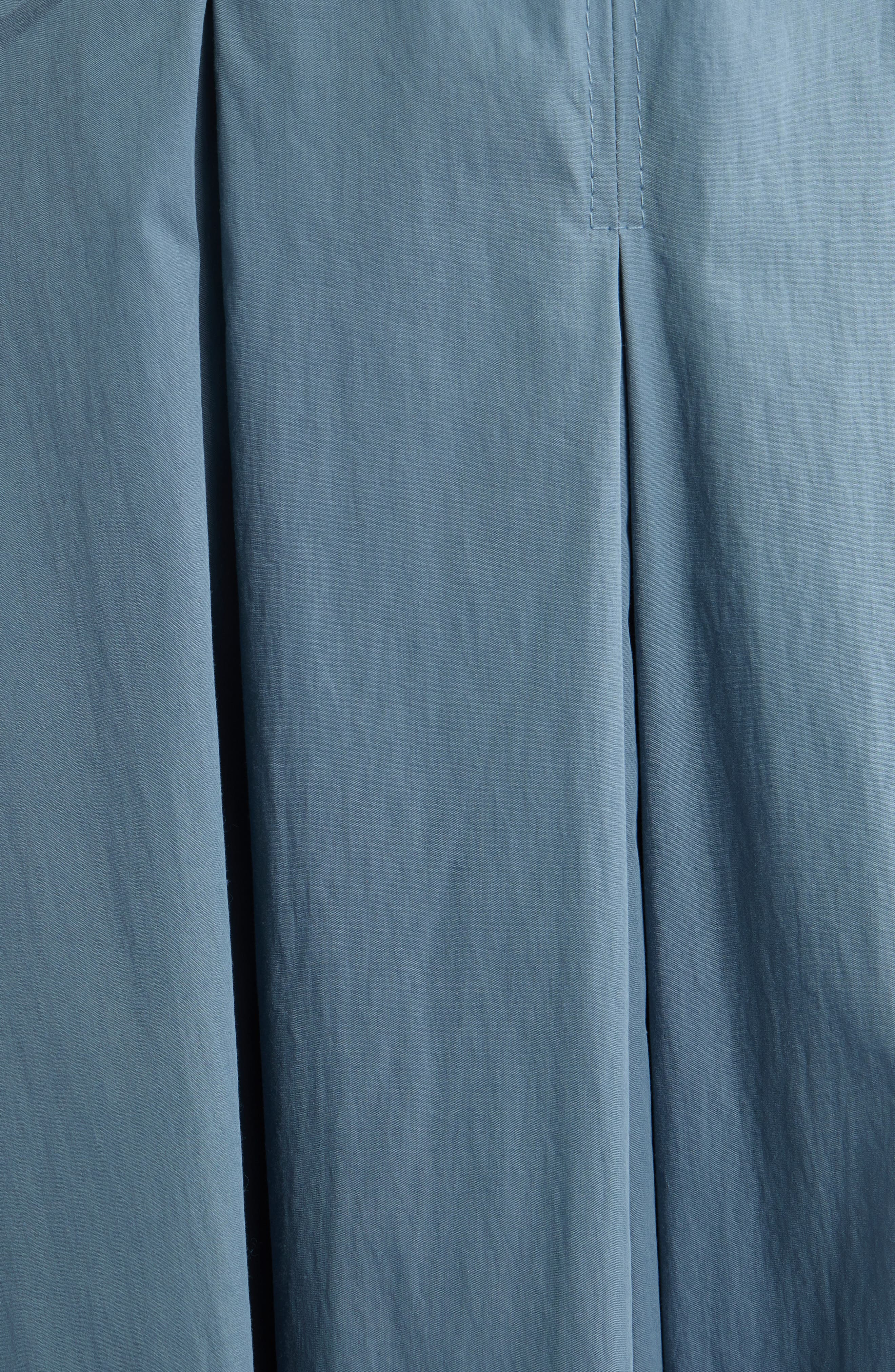 BOSS Demnilia Belted Cotton Blend Midi Dress in Tanzanite at Nordstrom - 6