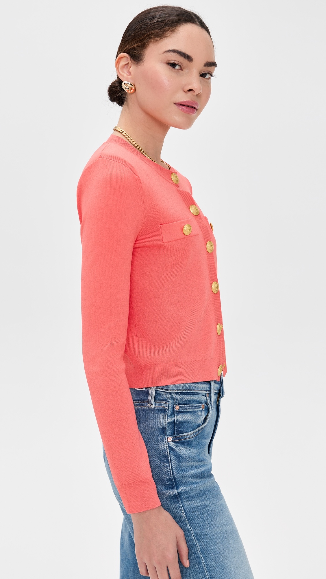 Toulouse Crop Crew Neck Cardi - 3