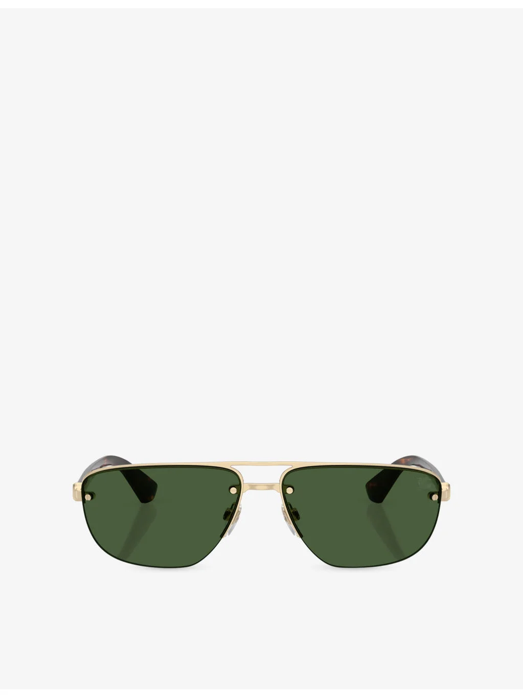 BE3164 Rectangular-Frame Metal and Acetate Sunglasses - 1