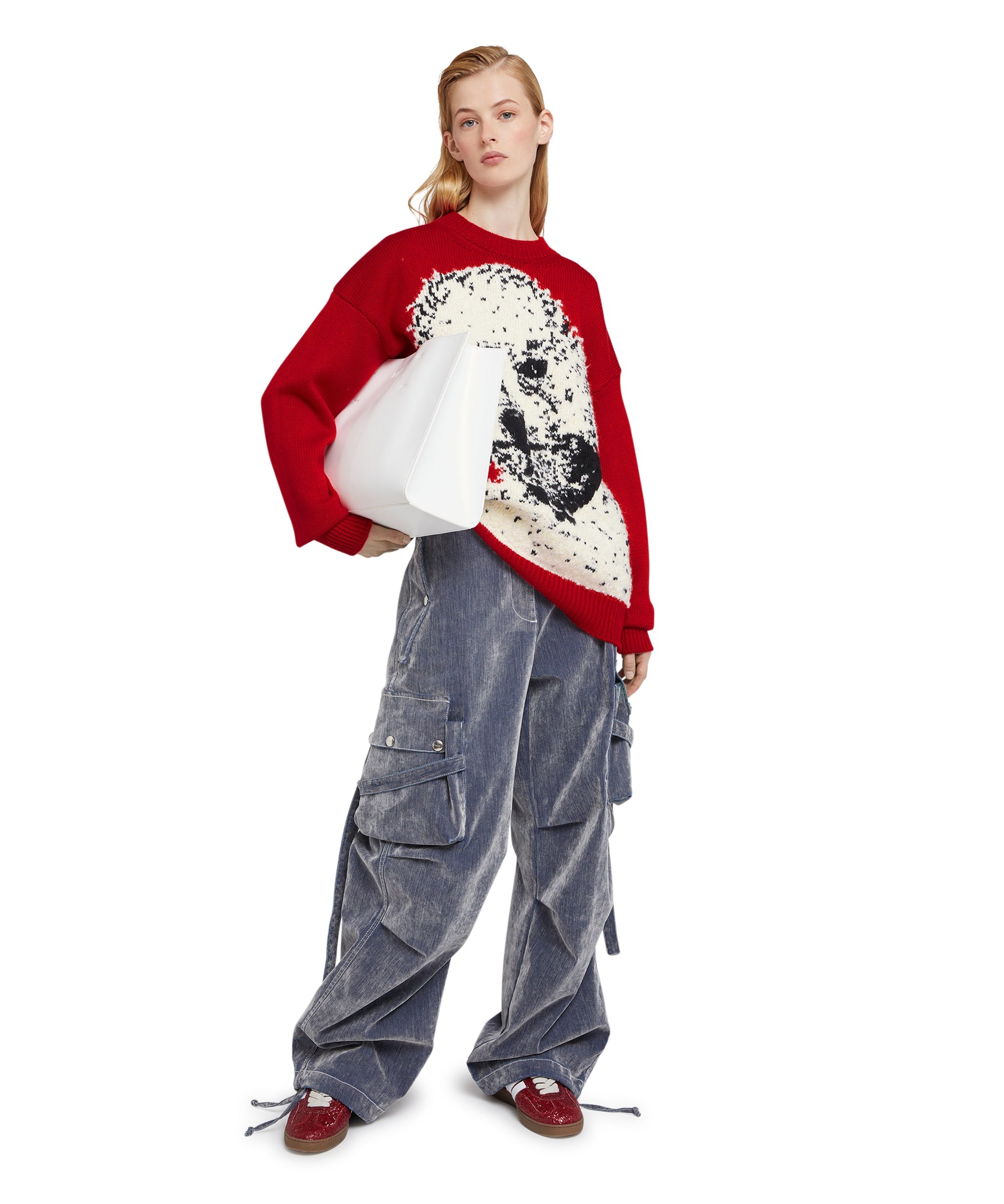 Blended wool "Poodle Knit" sweater - 5