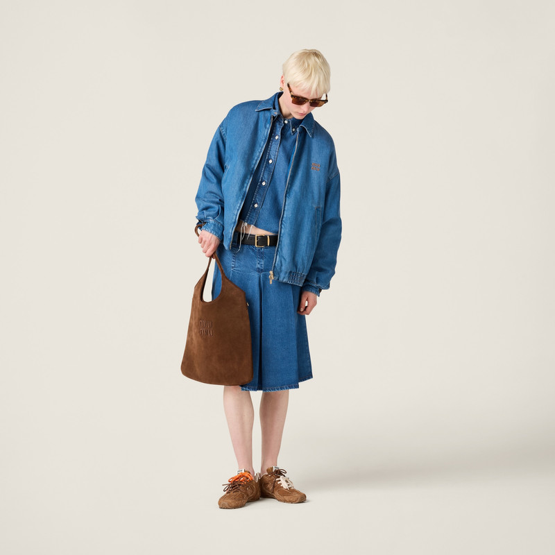 Miu Miu Ivy suede bag outlook