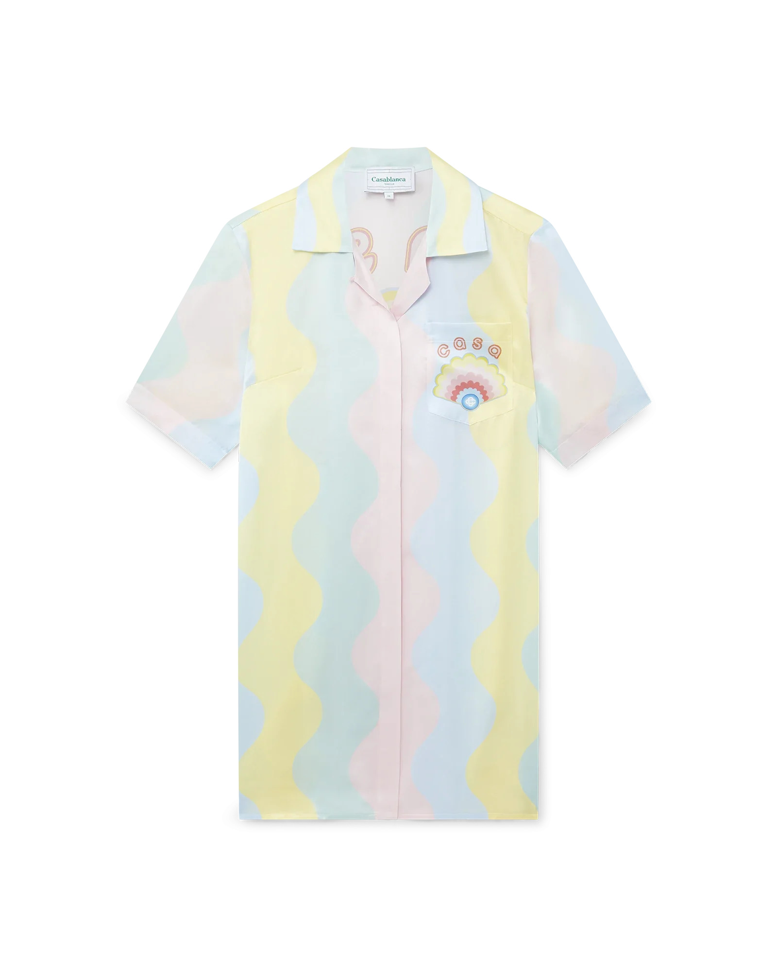 Casa Shell Wave Silk Dress - 1