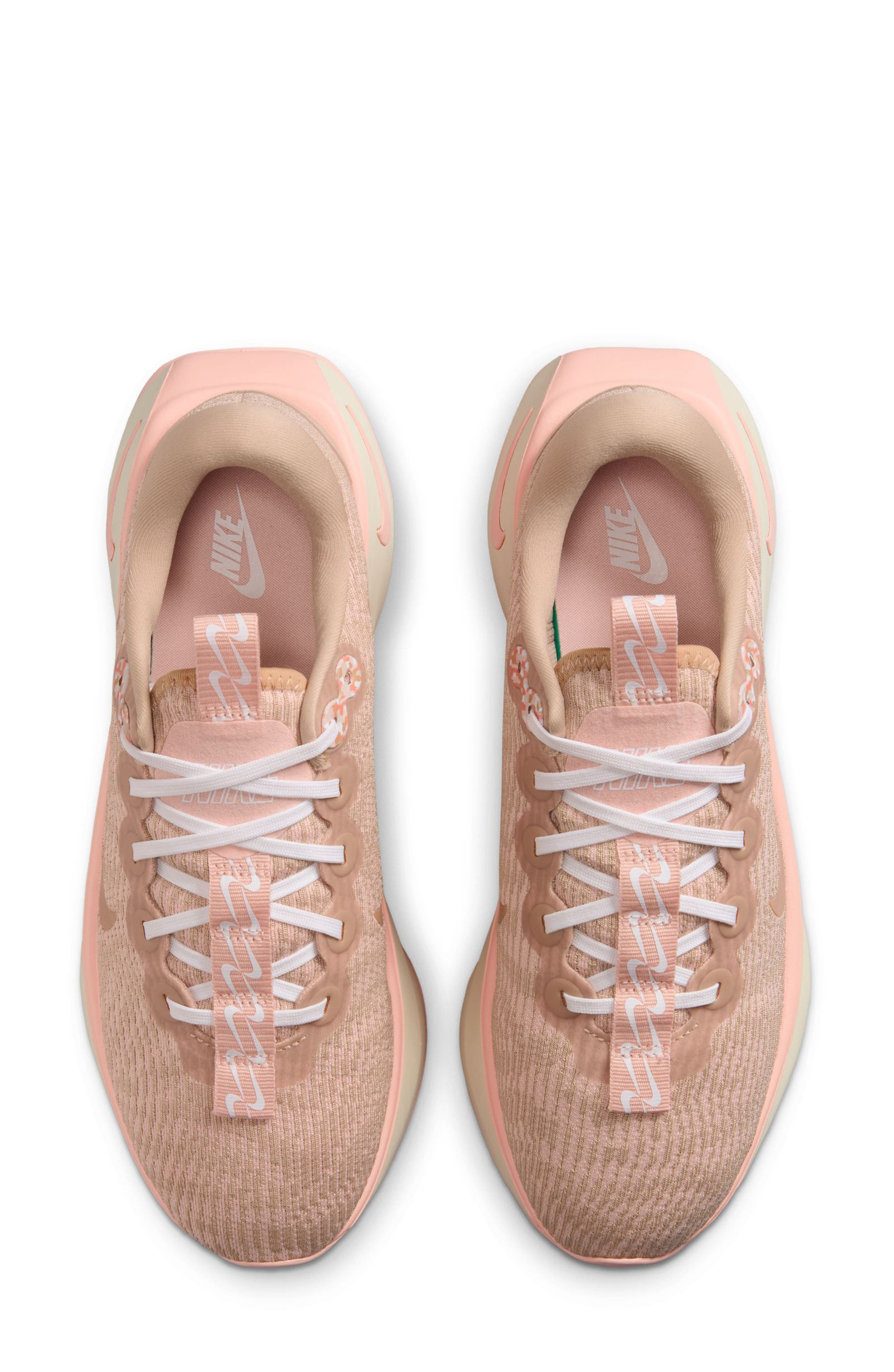 Nike Motiva Walking Shoe in Linen/Linen/Coral/Milk at Nordstrom - 3