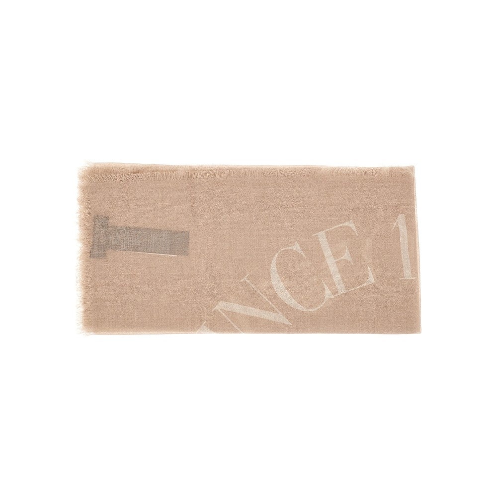 CASHMERE SCARF WITH LOGO - 2