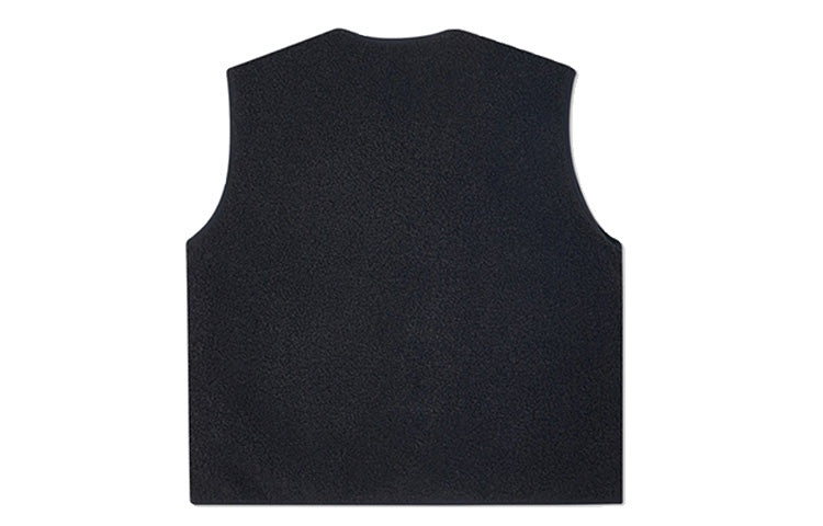 (WMNS) Converse Sherpa Reversible Vest 'Black' 10020286A02 - 4