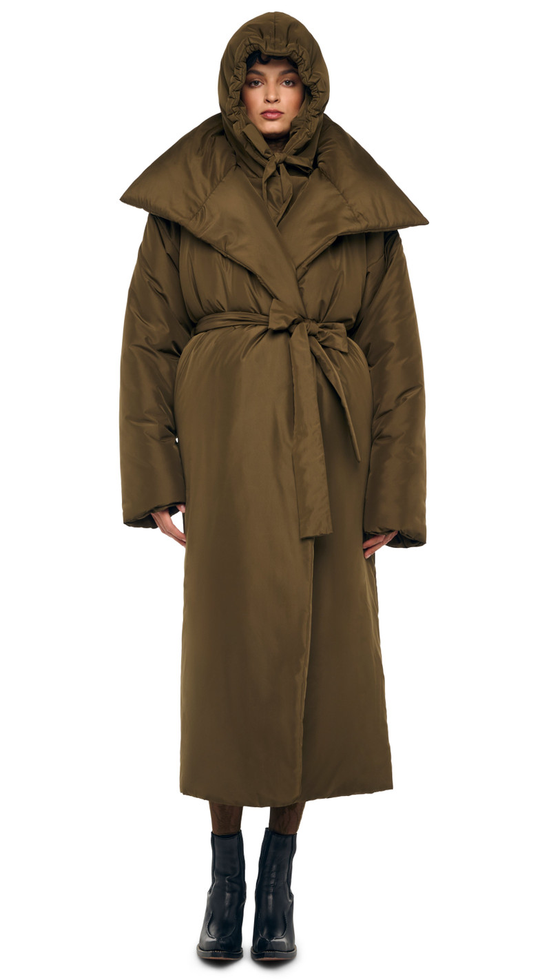 HIGH COLLAR OS BF SLEEPING BAG COAT 1