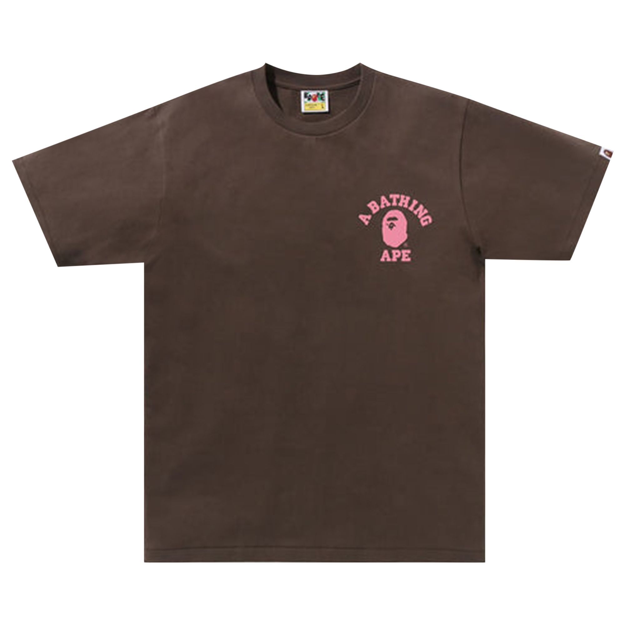 BAPE Liquid Camo College ATS Tee 'Brown' - 1