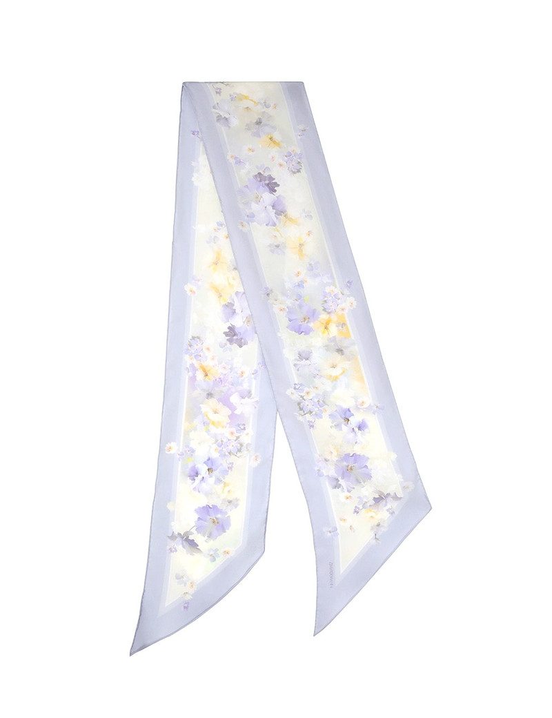 PRINTED SILK NECKSCARF 3