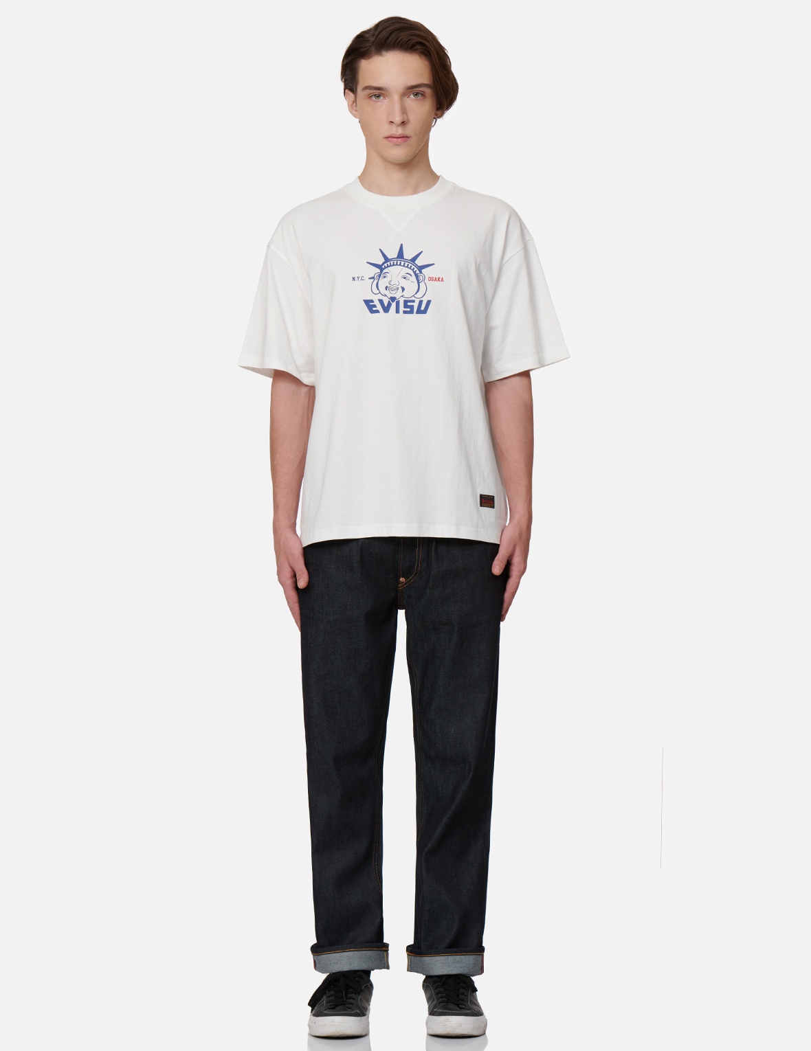 NYC-OSAKA GODHEAD DAICOCK PRINT BAGGY-FIT JEANS #2000 - 6