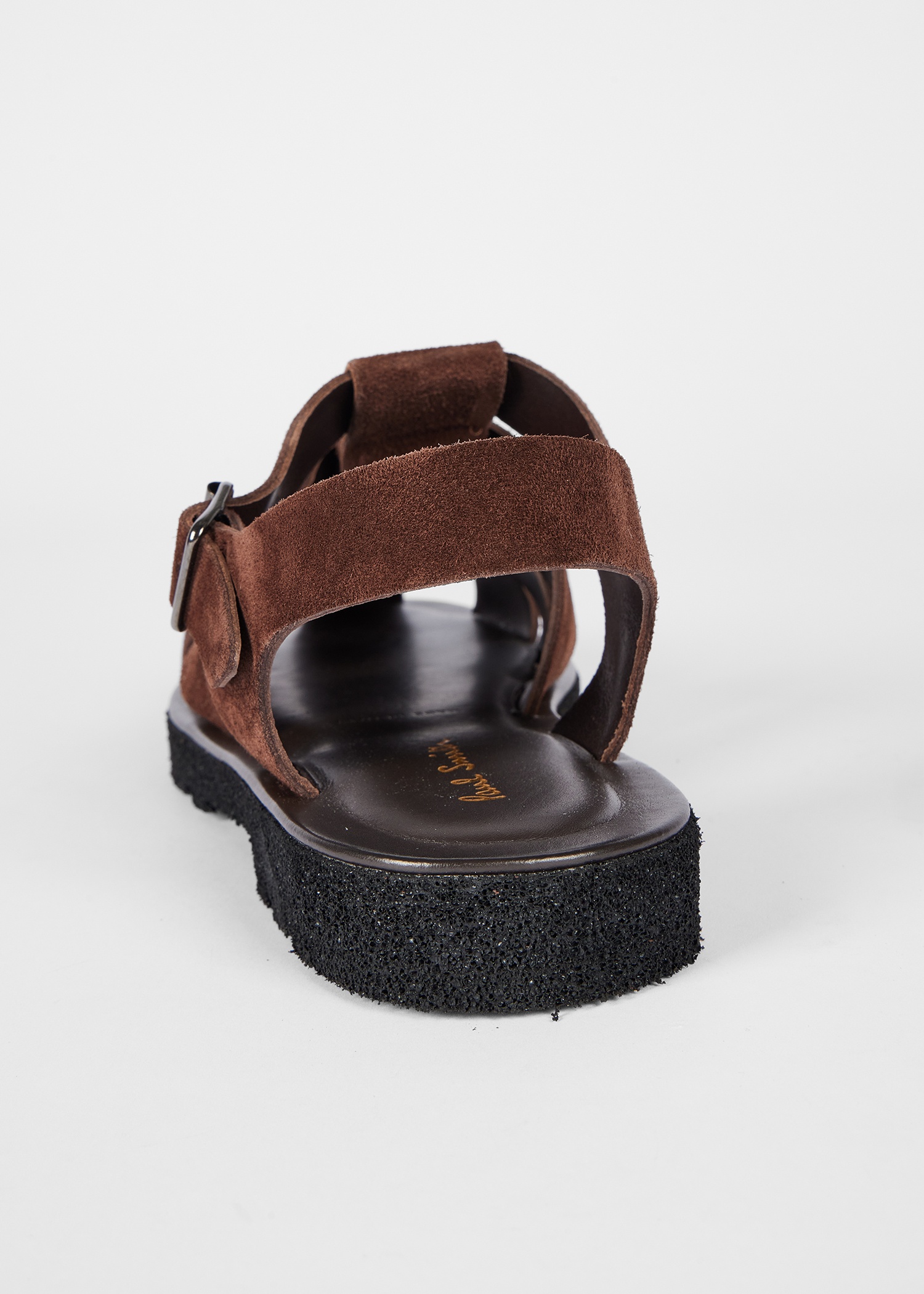 Chocolate Brown Suede 'Sandoval' Fisherman Sandals - 2