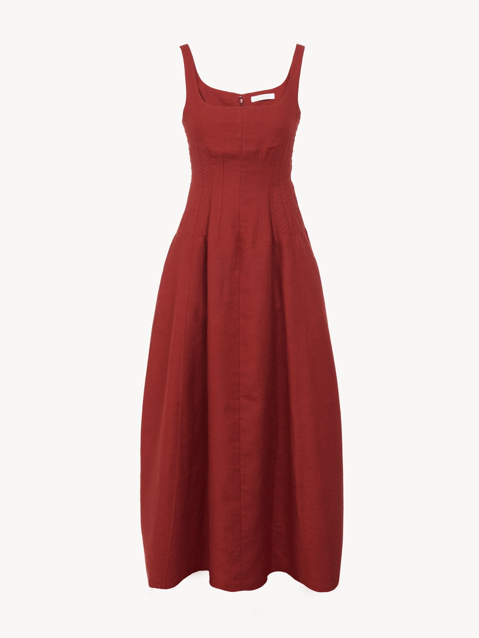 SLEEVELESS MIDI DRESS - 3