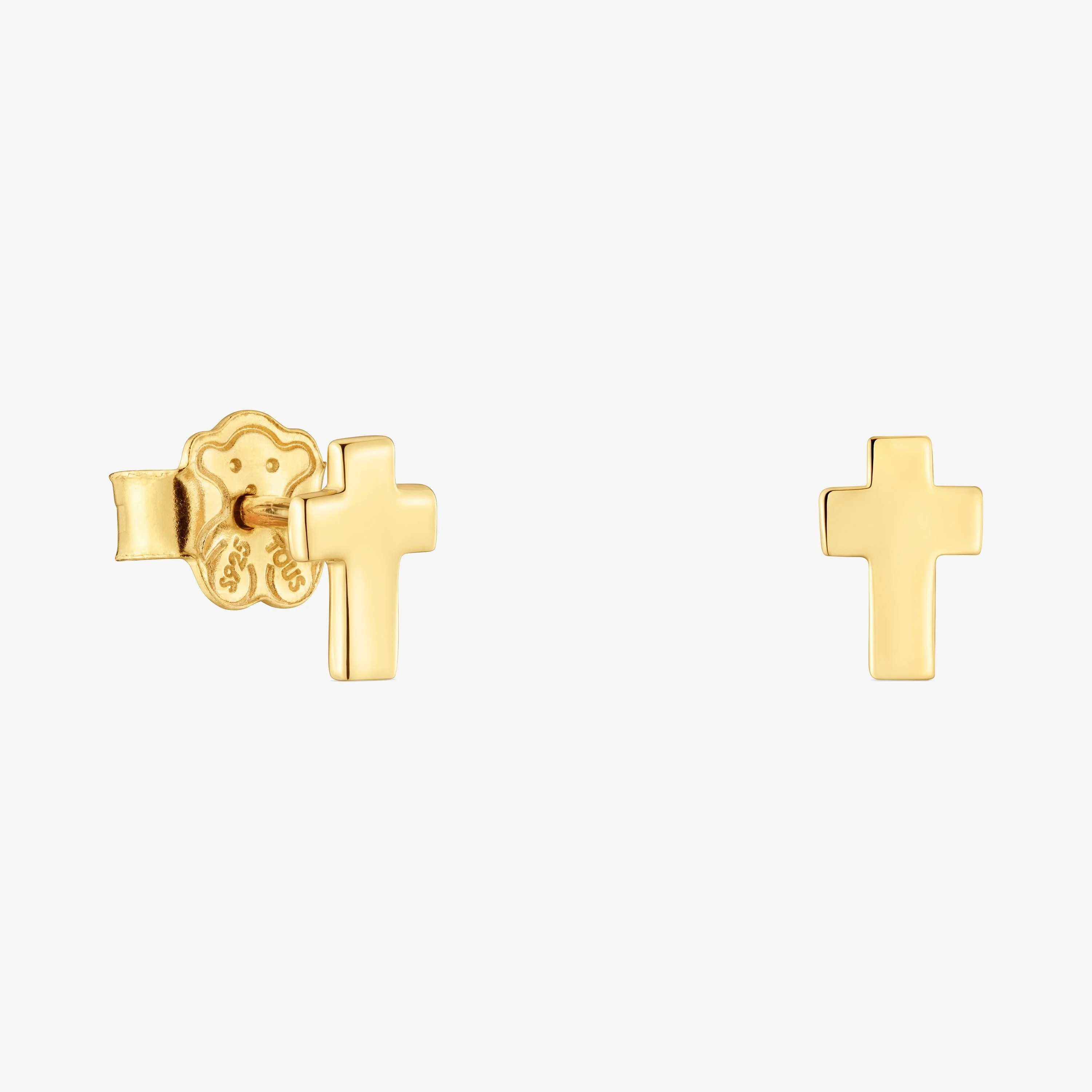 Cross Earrings with 18K gold vermeil TOUS Motifs - 1