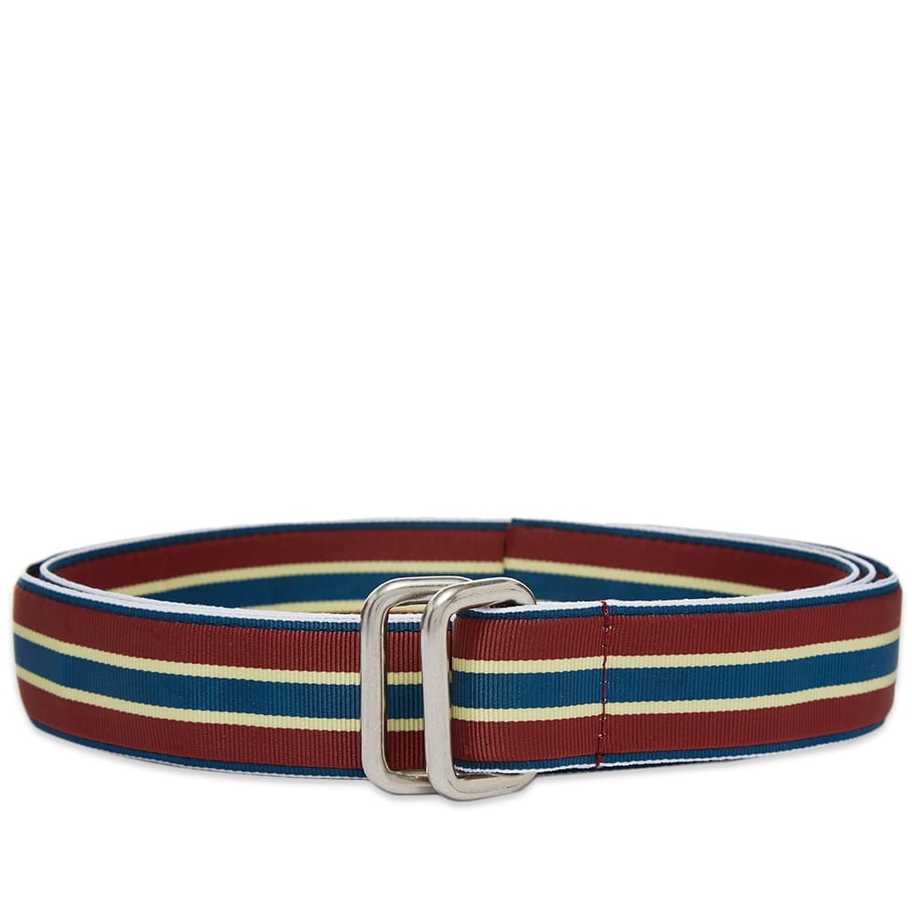 Beams Plus Grosgrain Tape Double Ring Belt - 1