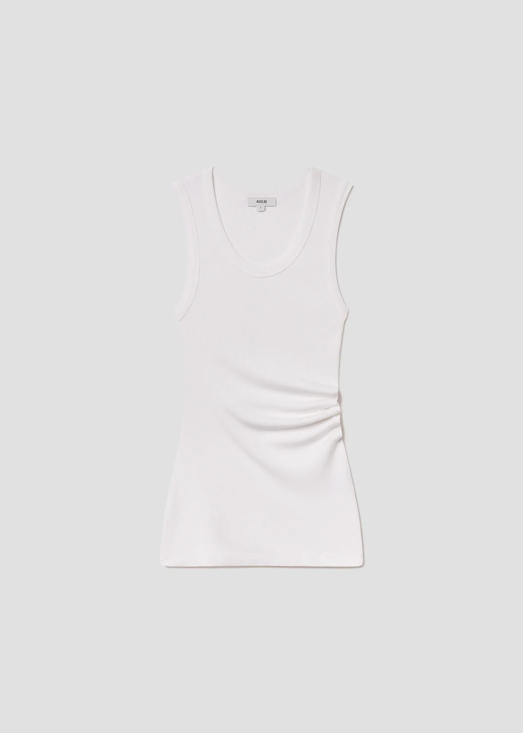 TWISTED POPPY TANK IN WHITE - 1