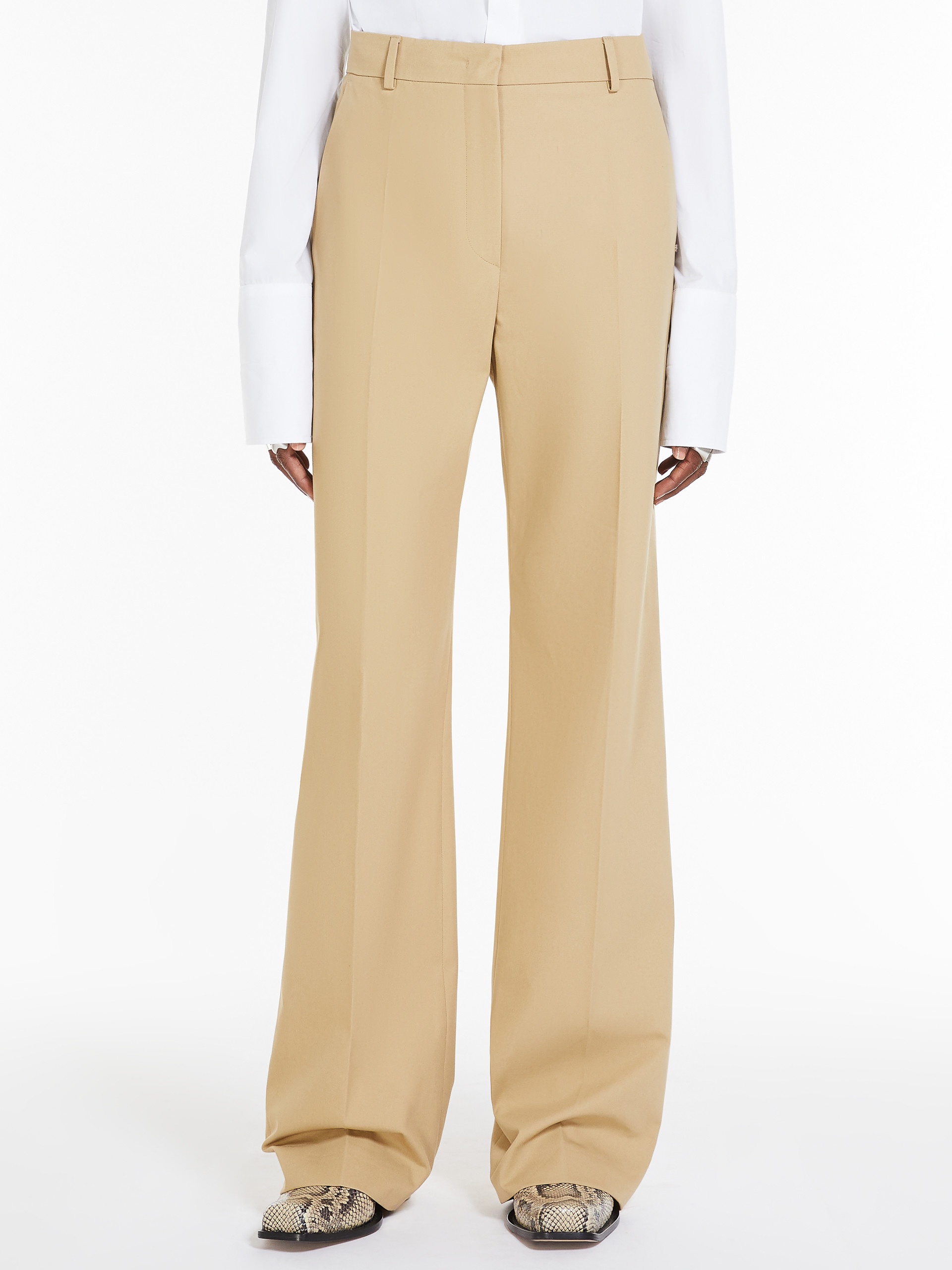 SABADEL Waterproof gabardine boyfriend trousers - 3
