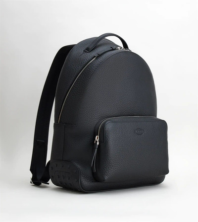 Tod's LEATHER BACKPACK MEDIUM - BLACK outlook
