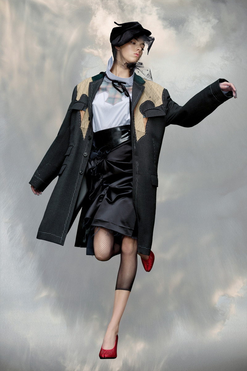 Maison Margiela Rorschach yoke wool coat outlook