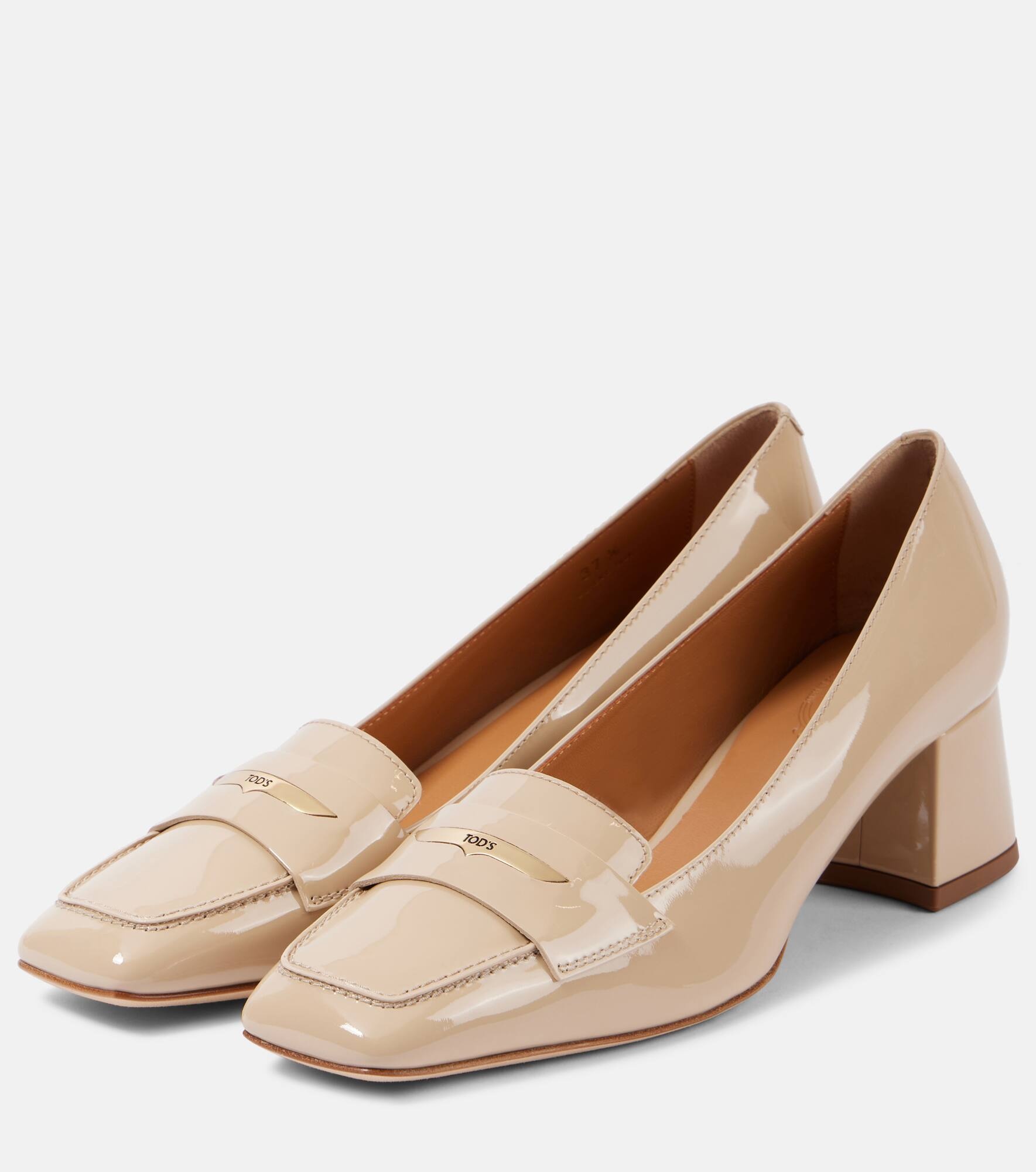 50 patent leather loafer pumps - 4