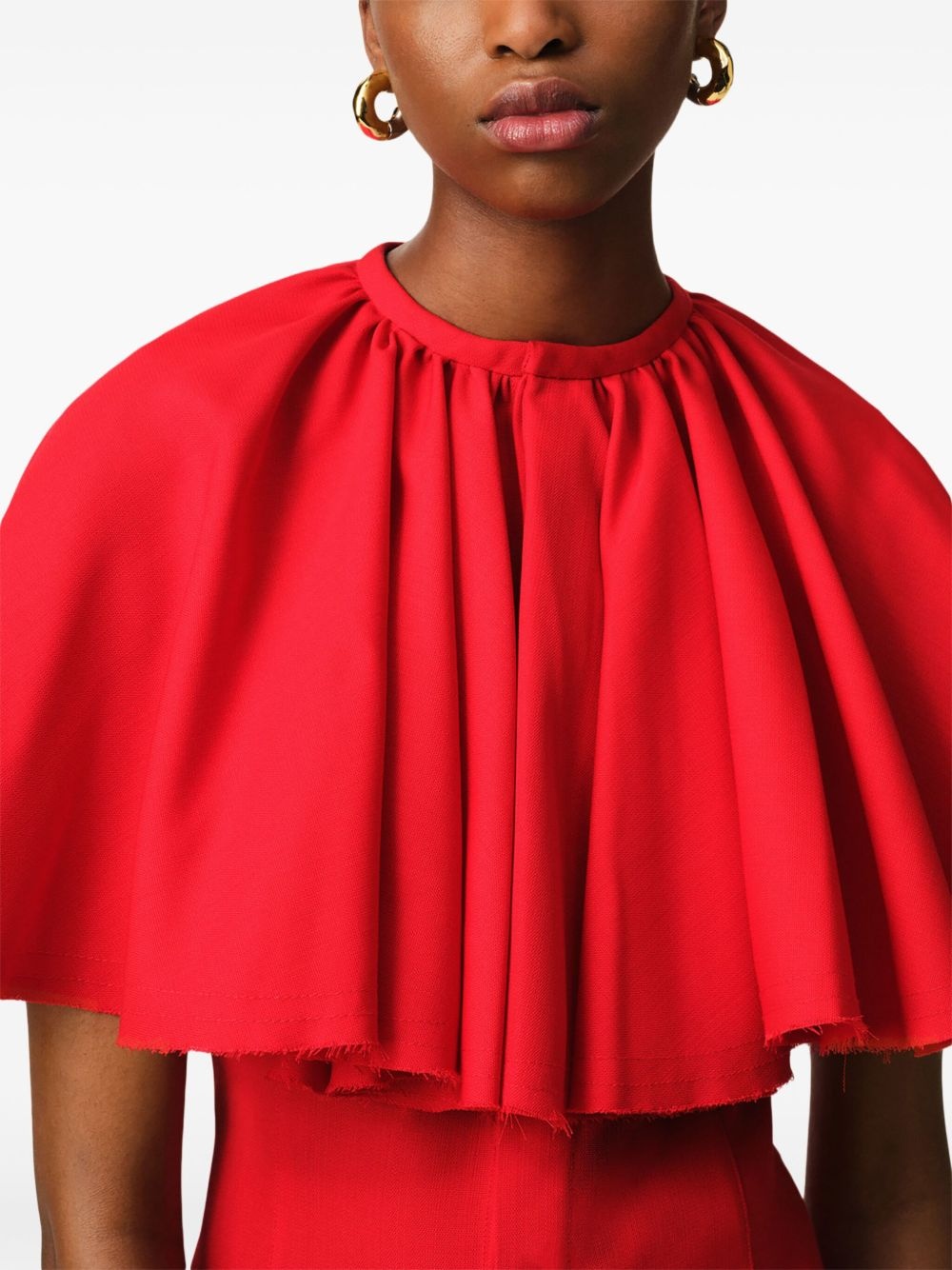 ruffled mini dress - 6