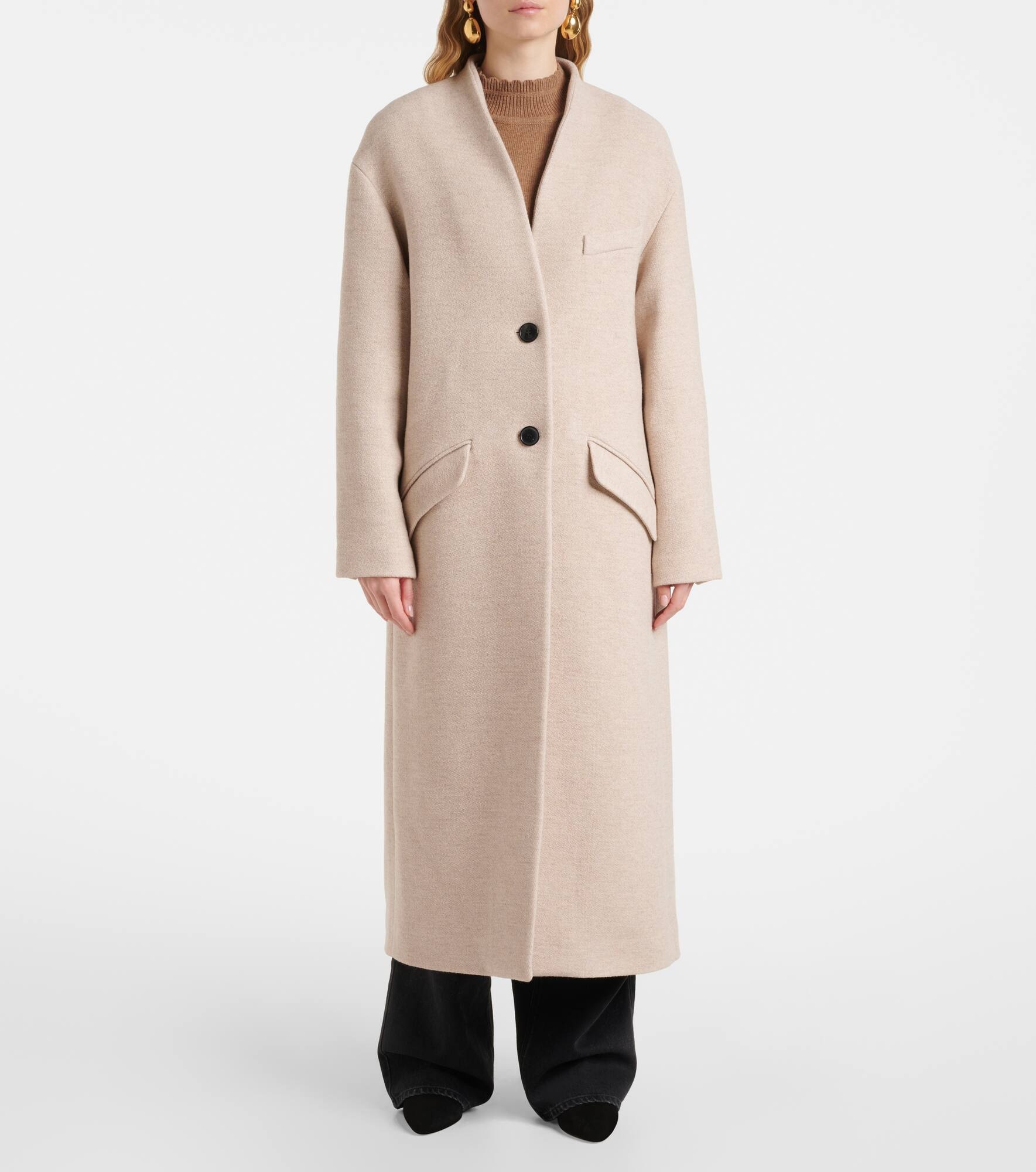 Eris wool-blend coat - 7