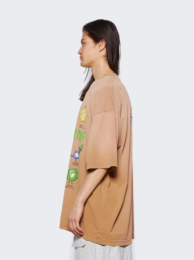Vegan Logo T-Shirt Beige 4