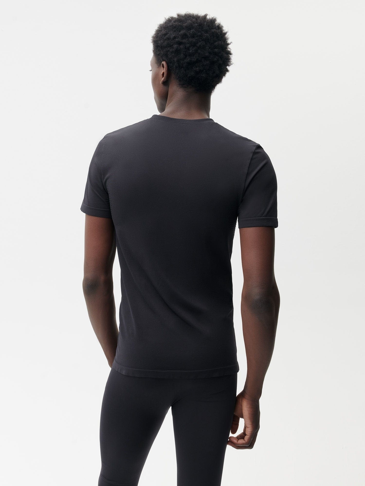 Mens Plant-Stretch T-Shirt - Black - 3