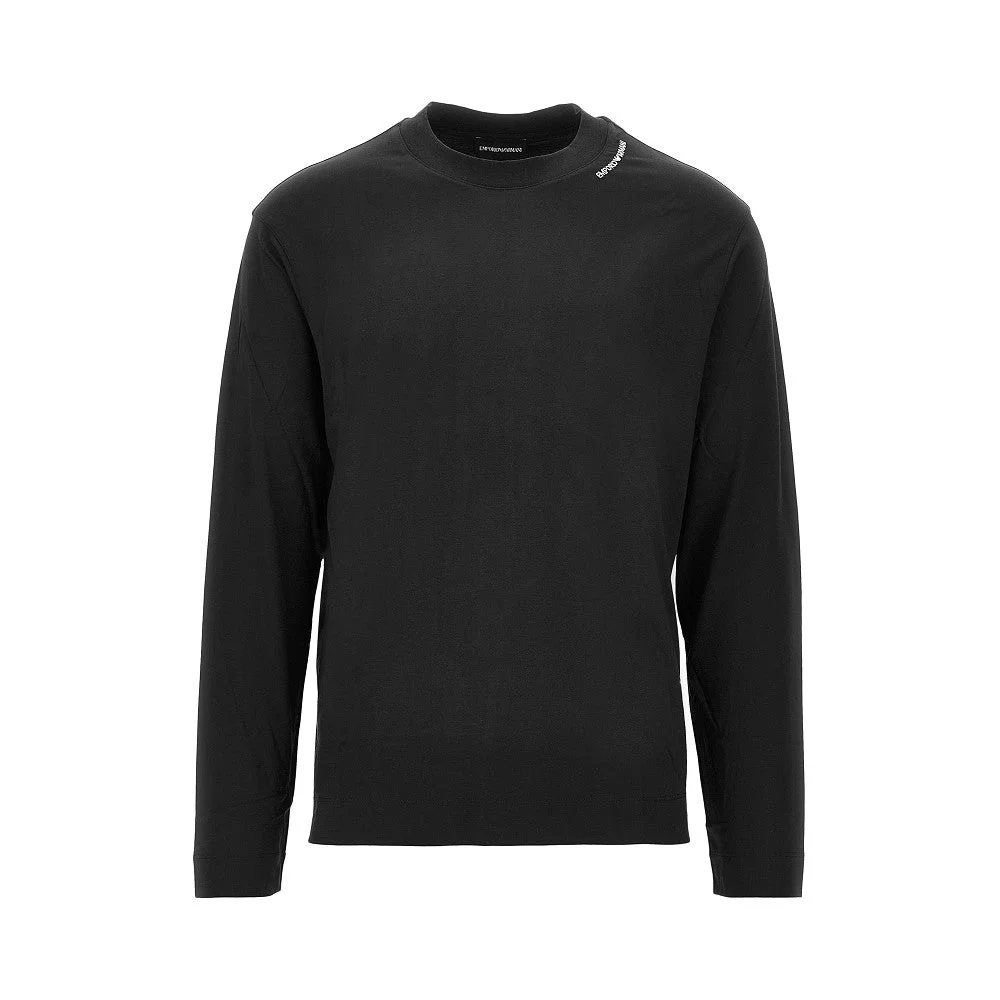 STRETCH JERSEY T-SHIRT WITH LOGO EMBROIDERY - 1