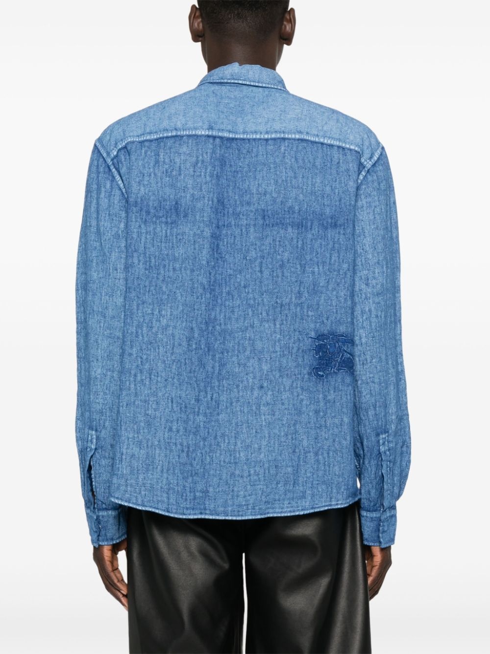 long-sleeve linen shirt - 4