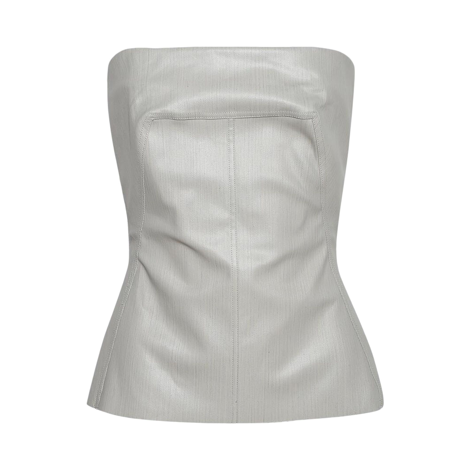 Rick Owens Denim Bustier Top 'Dinge' - 1